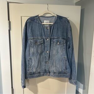 Abercrombie & Fitch Women's Light Blue Denim Jacket